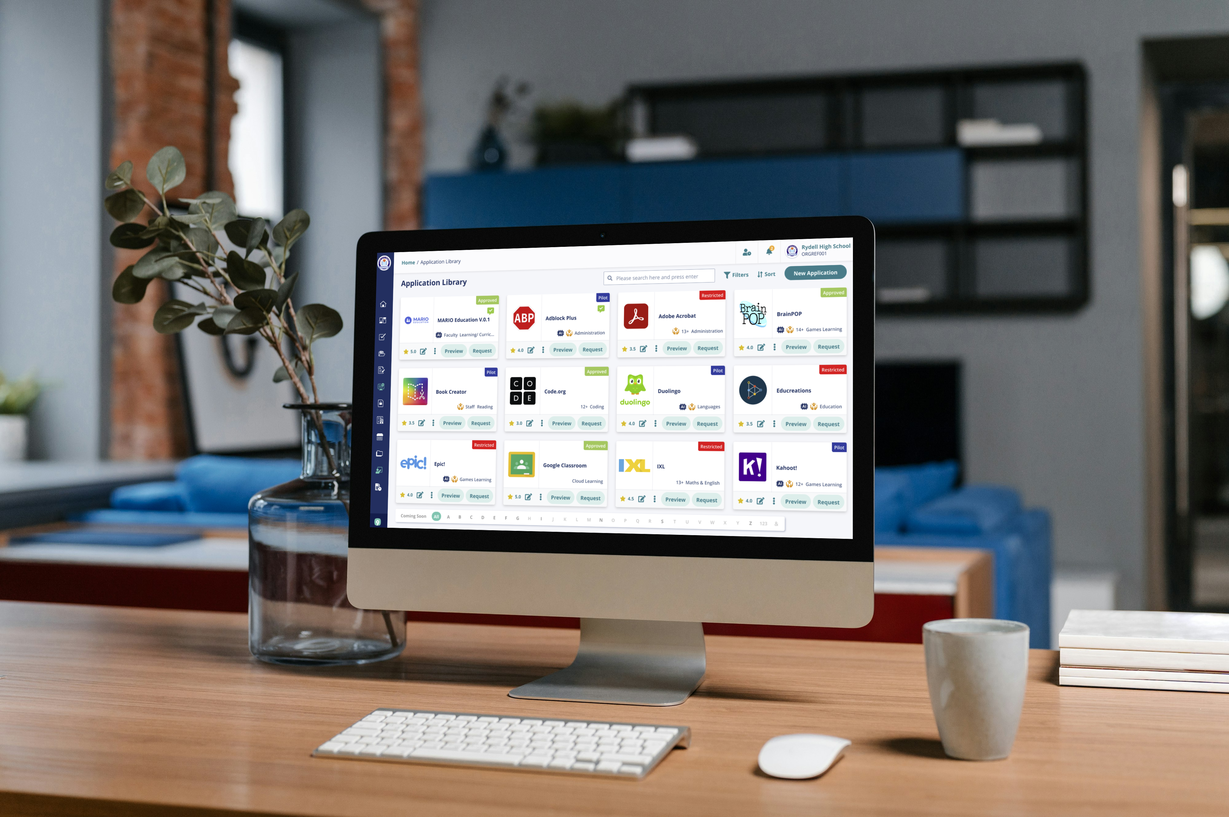 Application Library Example Application Platform | Streamline your EdTech vendor management
