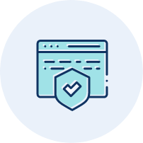 Data privacy and protection icon