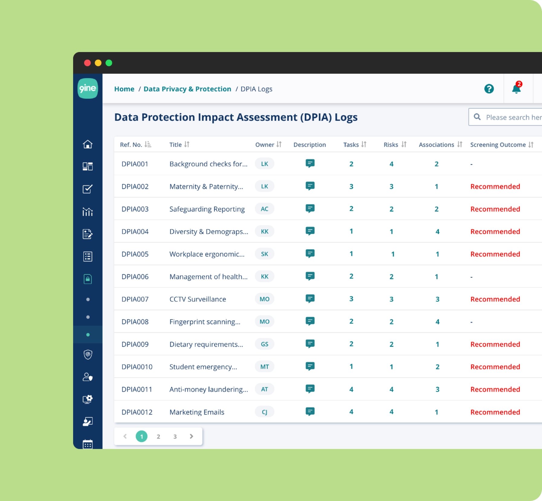 Privacy Compliance Management - DPIA@2x